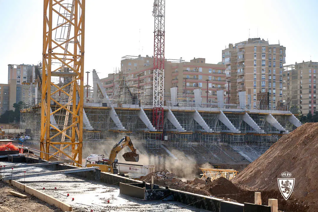 As&iacute; avanzan las obras de la Nueva Romareda / Real Zaragoza