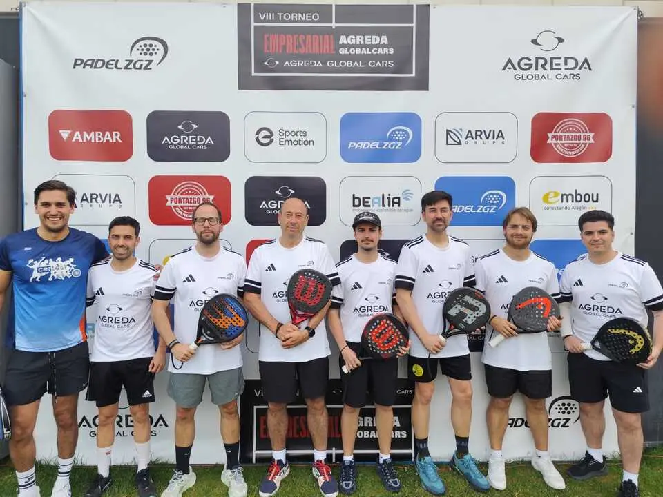EN IM&Aacute;GENES |  Jornada Final del VIII Torneo Empresarial &Aacute;greda Global Cars 2026 de P&aacute;del Zaragoza