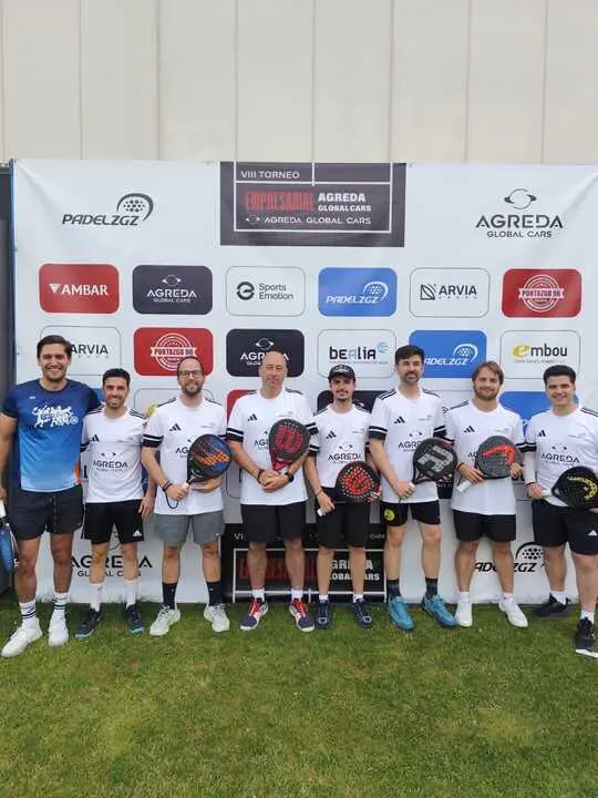 EN IM&Aacute;GENES |  Jornada Final del VIII Torneo Empresarial &Aacute;greda Global Cars 2026 de P&aacute;del Zaragoza