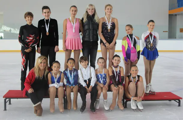 Participantes en el Open de patinaje art&iacute;stico | Foto: CH Jaca