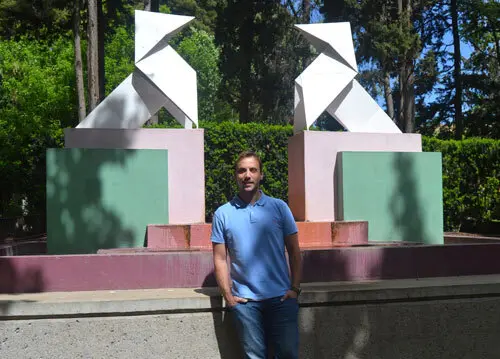 Ancizu junto a las Pajaritas del Parque Miguel Servet de Huesca | Foto: sporthuesca.com - Nacho Viscasillas