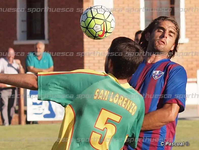 Esnaider en el partido amistoso frente al San Lorenzo | Foto: C.Pascual