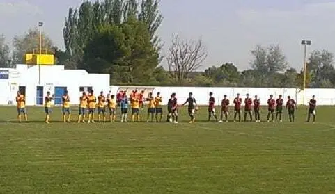 Huesca ya Almud&eacute;var ya se enfrentaron el pasado verano en pretemporada | Foto: @ADAlmud&eacute;var
