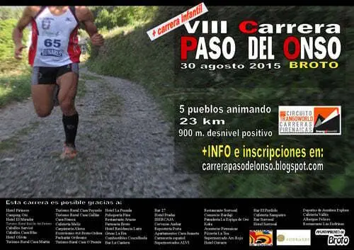 Cartel de la prueba.