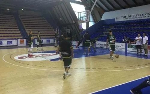 CB Pe&ntilde;as disputaba su primer amistoso de pretemporada en Francia | Foto: CB Pe&ntilde;as