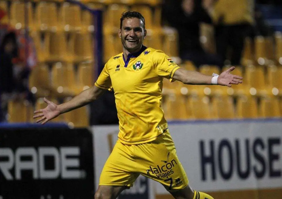 David Rodr&iacute;guez es el m&aacute;ximo goleador del Alcorc&oacute;n | Foto: Diario AS