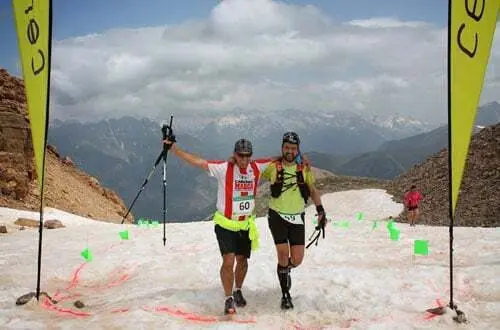 Imagen de la meta en la pasada edici&oacute;n de la Trail2Heaven