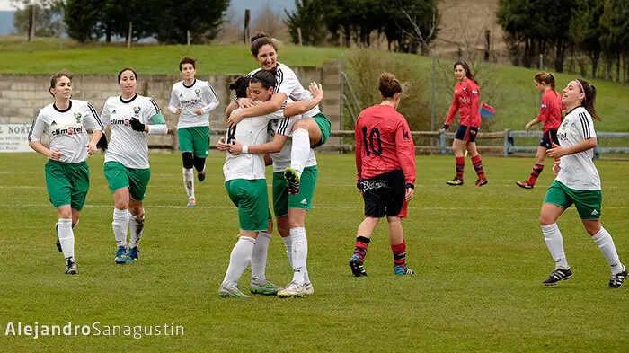 Pe&ntilde;as Climetel celebra un gol ante Aurrer&aacute; de Vitoria | Foto: Alejandro Sanagust&iacute;n