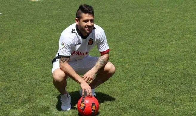 Carlos Javier Acu&ntilde;a en su presentaci&oacute;n con el R.C.D. Mallorca | Foto: d10.paraguay.com