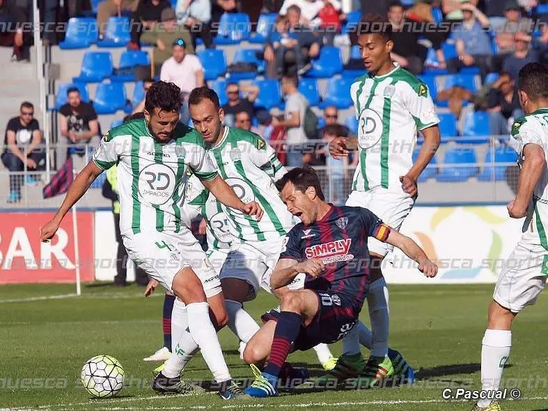 Camacho, m&aacute;ximo goleador azulgrana en el estadio blanquiverde | Foto: C. Pascual