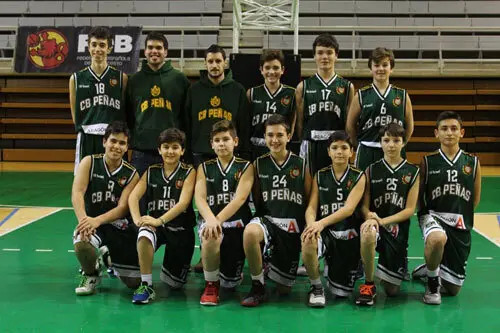 Equipo infantil del CB Pe&ntilde;as | Foto: CB Pe&ntilde;as Huesca