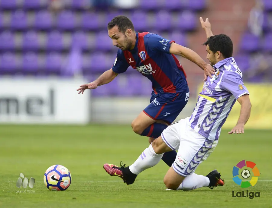 El Zorrilla, primera de las dos salidas seguidas del Huesca | Foto: LaLiga