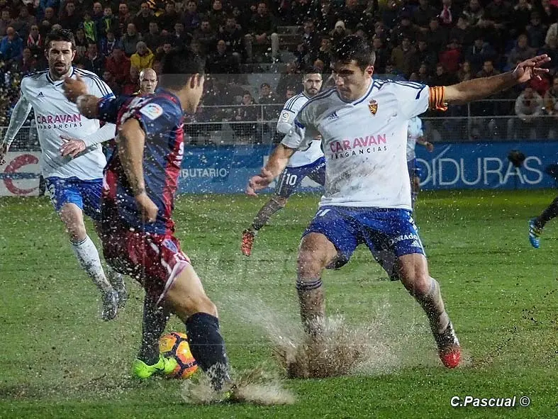 Foto del &uacute;ltimo SD Huesca - Real Zaragoza. | Foto: Sportaragon