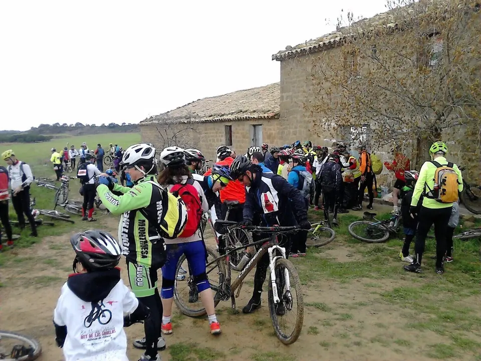 Marcha Cicloturista BTT Las Grullas | Foto: CAH Huesca