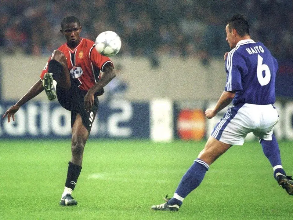 Eto'o jugando en la Champions para el Mallorca | Foto: Youtube