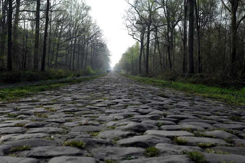 Sector de Arenberg (5 estrellas) en la Par&iacute;s-Roubaix. 
