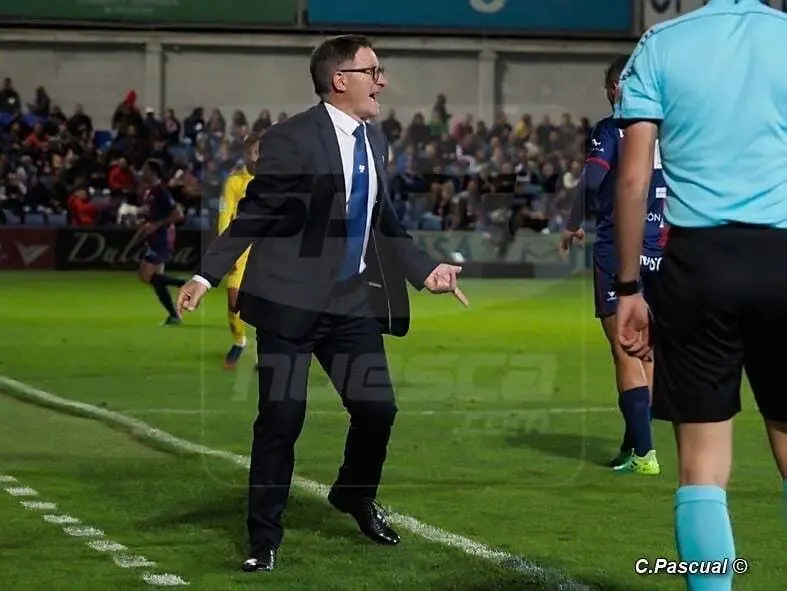 Anquela se mostr&oacute; quejoso con los puntos perdidos ante el C&aacute;diz y con la actitud de alg&uacute;n futbolista | Foto: C. Pascual