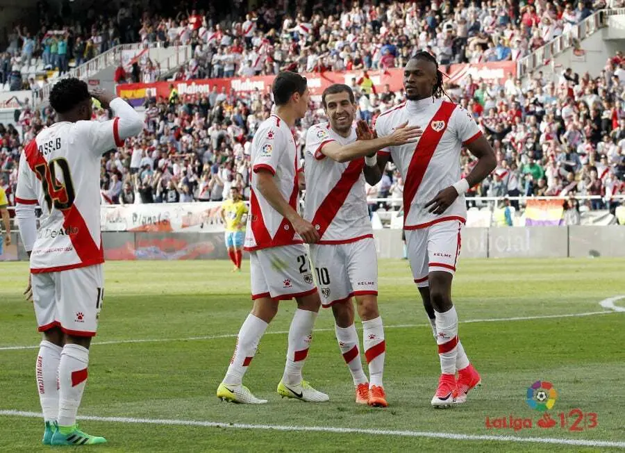 Manucho celebra su gol ante el Lugo | Foto: LFP