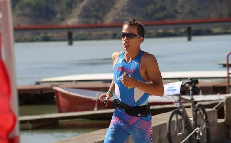 Pablo Melendo. Foto: Manuel Ballabriga. Half Triatl&oacute;n Mequinenza