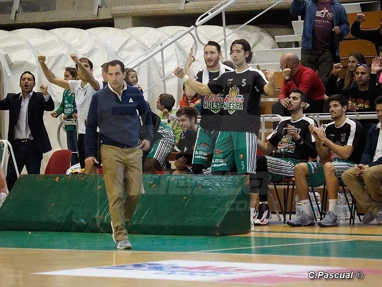 Arenas, en el partido contra Melilla disputado en el Palacio de los Deportes. Foto: C. Pascual