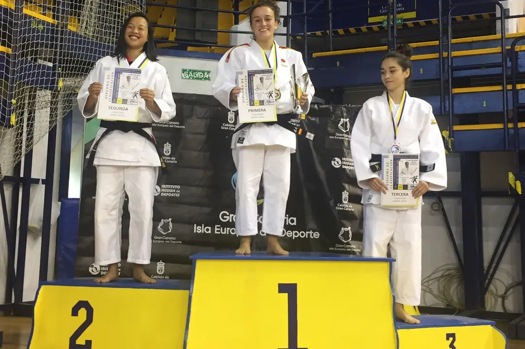 Bel&eacute;n, en lo m&aacute;s alto del p&oacute;dium | Foto: Samurai