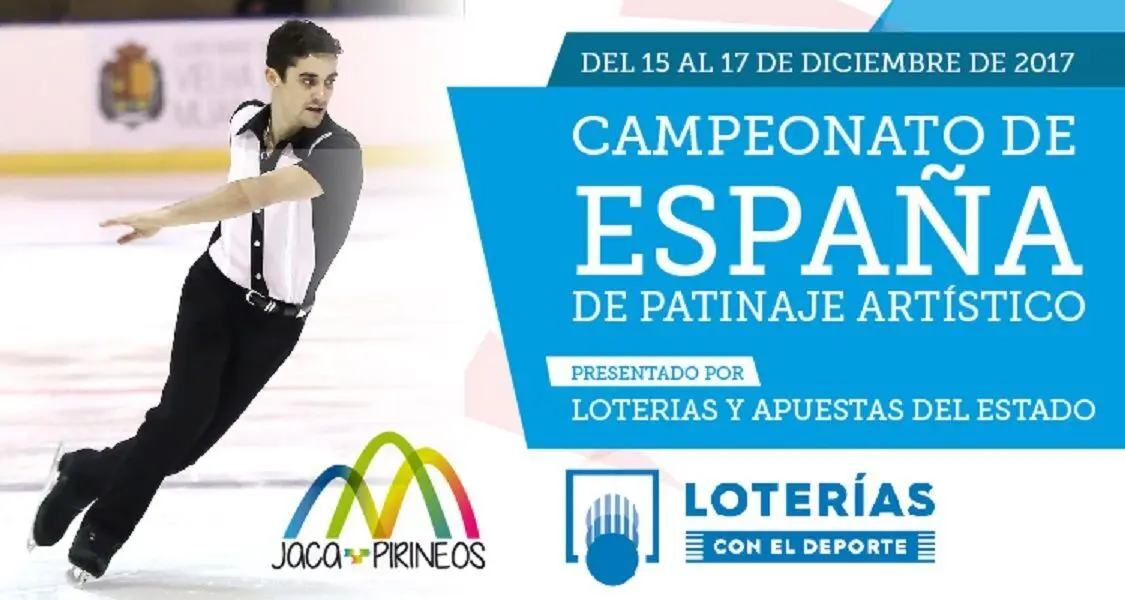 Cartel del Campeonato de Espa&ntilde;a de Patinaje Art&iacute;stico. | Foto: FEDH