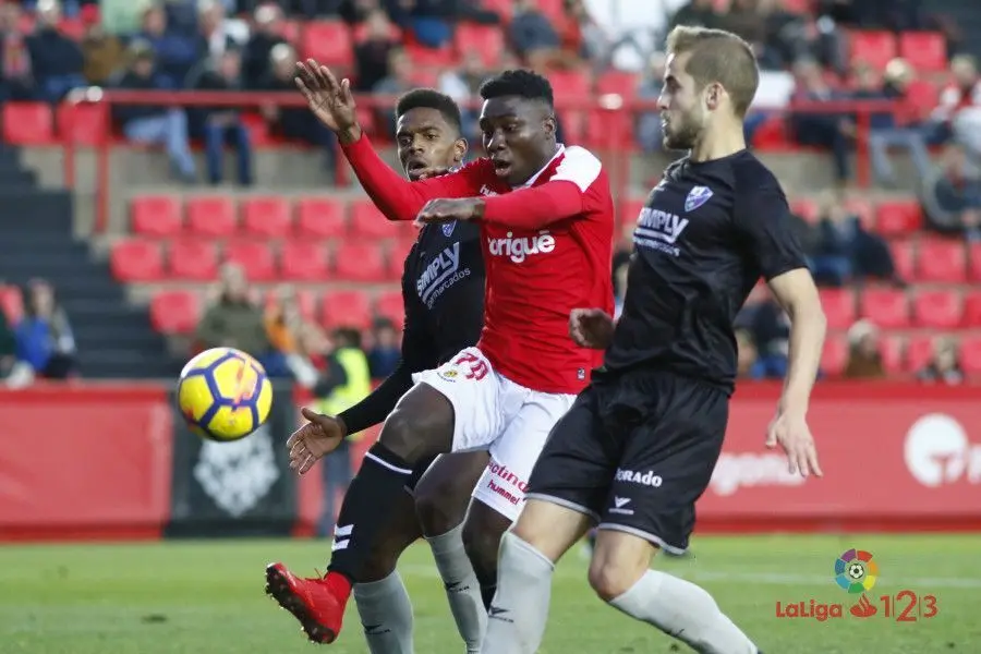 Jorge Pulido durante el partido en Tarragona | Foto: LFP