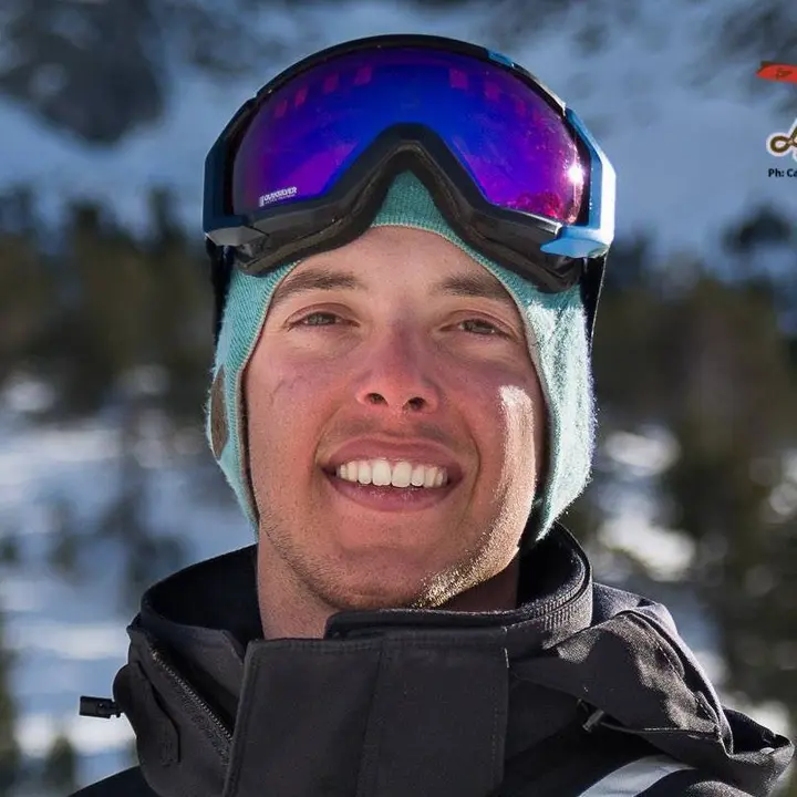 Thomas Rich, en la imagen con la que sale en el Freeride World Qualifier.