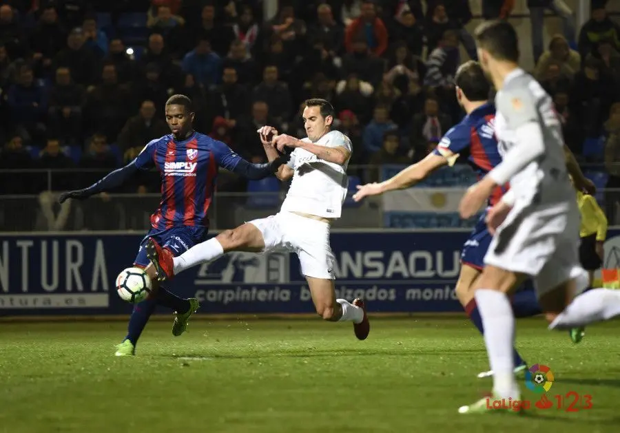 El Huesca ofreci&oacute; una de sus mejores versiones frente al Almer&iacute;a | Foto: LaLiga