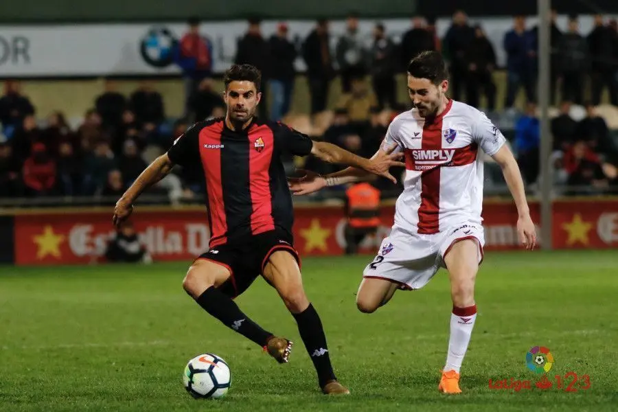 Moi G&oacute;mez fue el jugador m&aacute;s destacado de la SD Huesca en Reus. | Foto v&iacute;a laliga.es