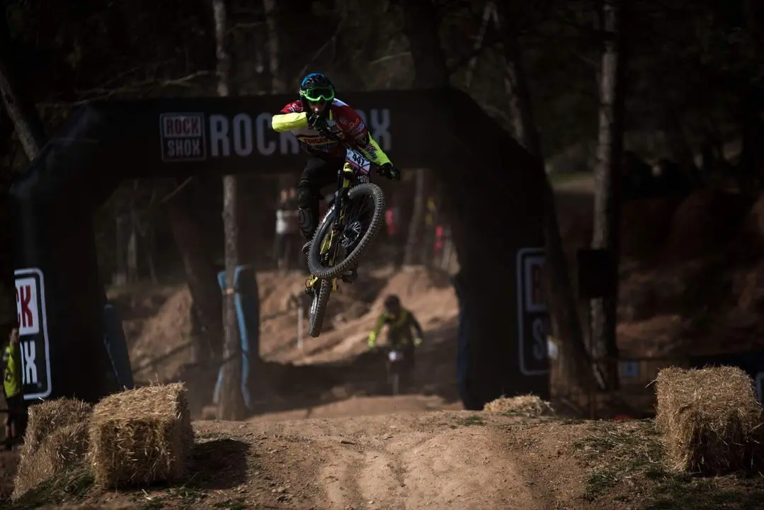 Mario Guerri en plena competici&oacute;n en Barcelona | Foto: Tumasa Huesca Bike