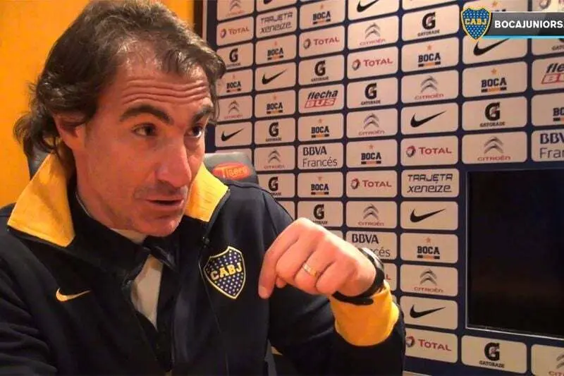 Alfano, preparador f&iacute;sico, en su etapa en Boca Juniors | Foto: Boca Juniors