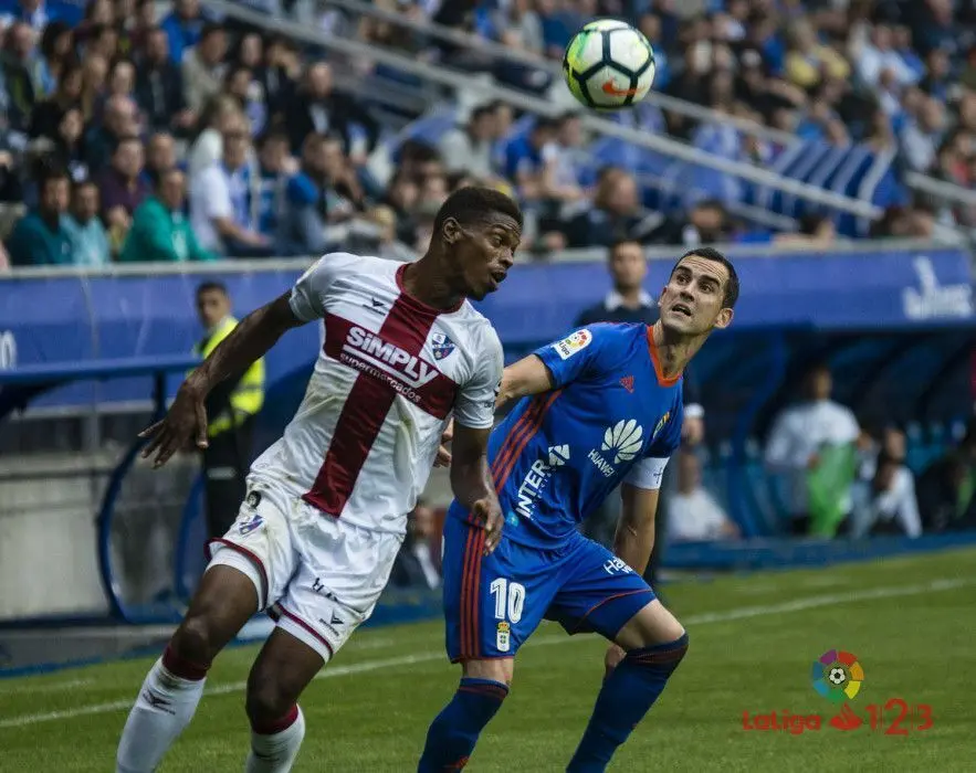 Jair vistiendo la camiseta de la SD Huesca. | Foto: LaLiga
