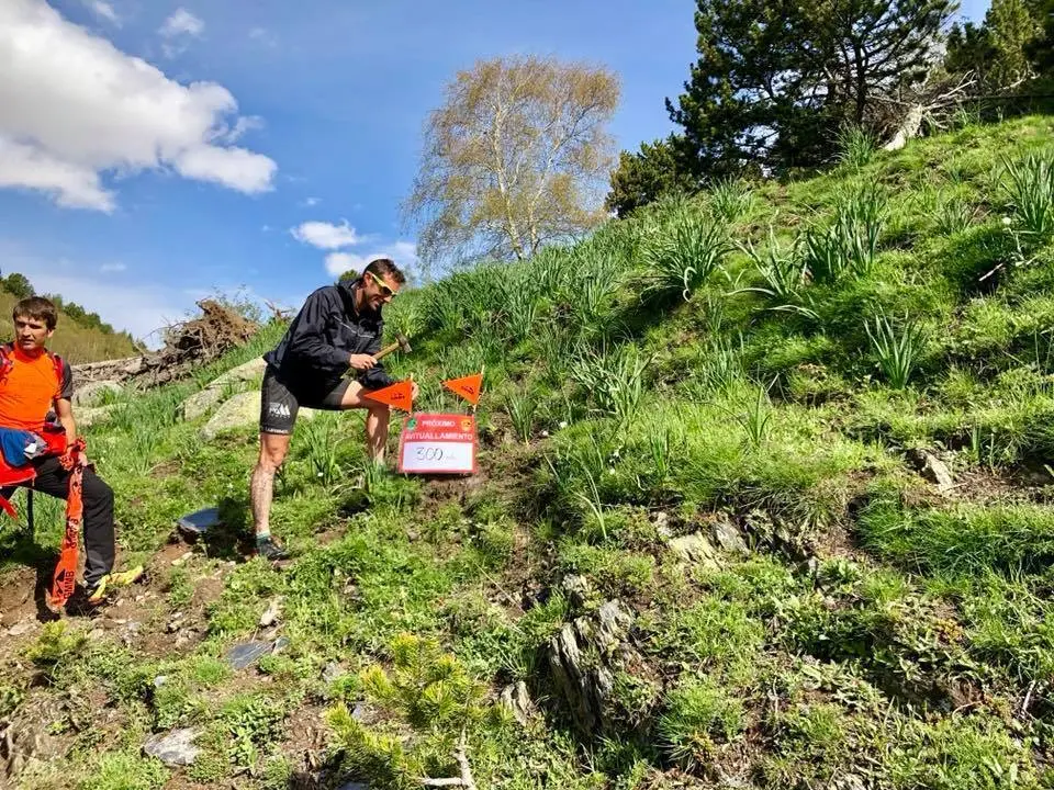 Dani Amat en un marcaje del Gran Marat&oacute;n Monta&ntilde;as de Benasque.
