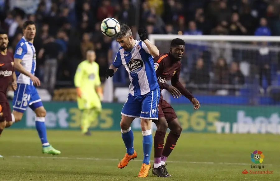 Luisinho frente al Bar&ccedil;a en Riazor | LFP