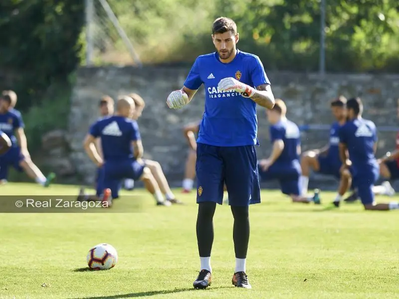 Rat&oacute;n, en un entrenamiento | Foto: Tino Gil, Real Zaragoza
