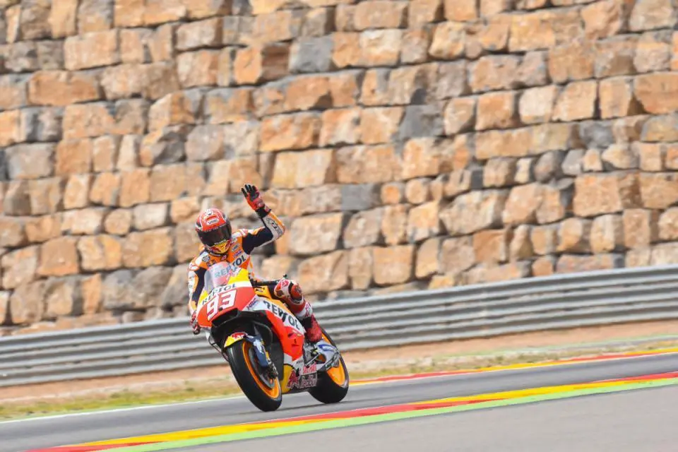 El piloto Marc M&aacute;rquez, el a&ntilde;o pasado en Motorland Arag&oacute;n | Foto: ASMedia