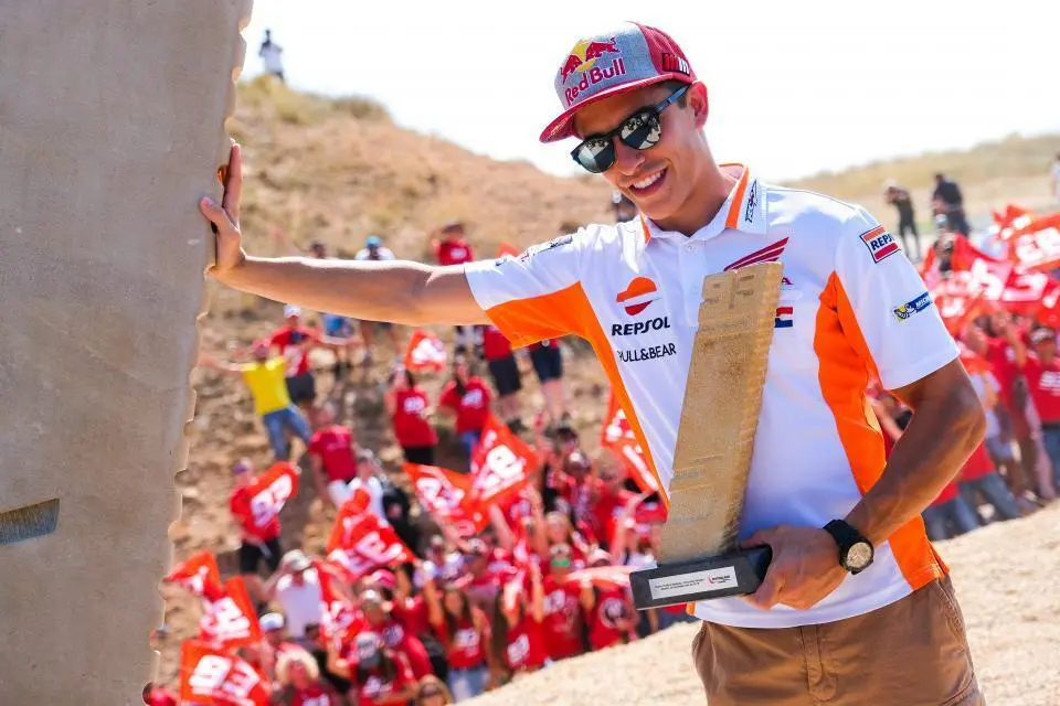 Marc Marquez en Motorland 