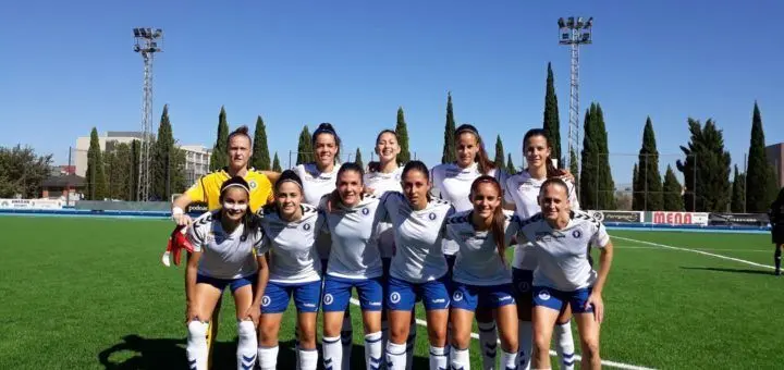 Once inicial del Zaragoza CFF ante el AEM de L&eacute;rida. | Foto: Zaragoza CFF