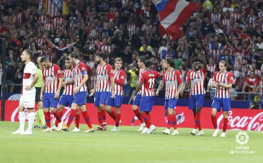 El Atl&eacute;tico ha viajado a Huesca con tan s&oacute;lo 13 jugadores del primer equipo | Foto: LaLiga Santander