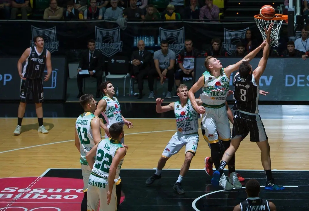 El Pe&ntilde;as ha logrado esta temporada vencer en el Bilbao Arena. Foto: Bilbao Basket