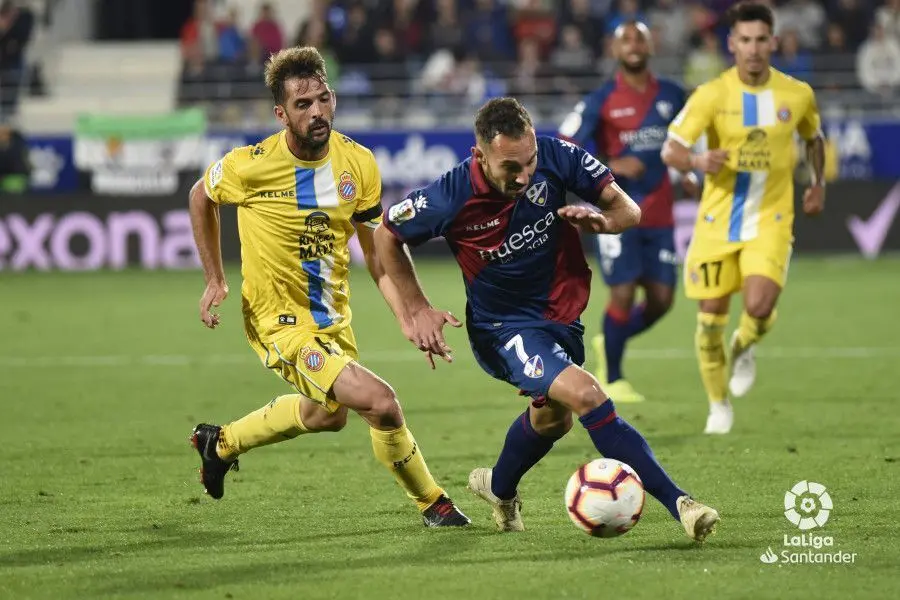 Ferreiro ante el Espanyol en El Alcoraz | Foto: LFP