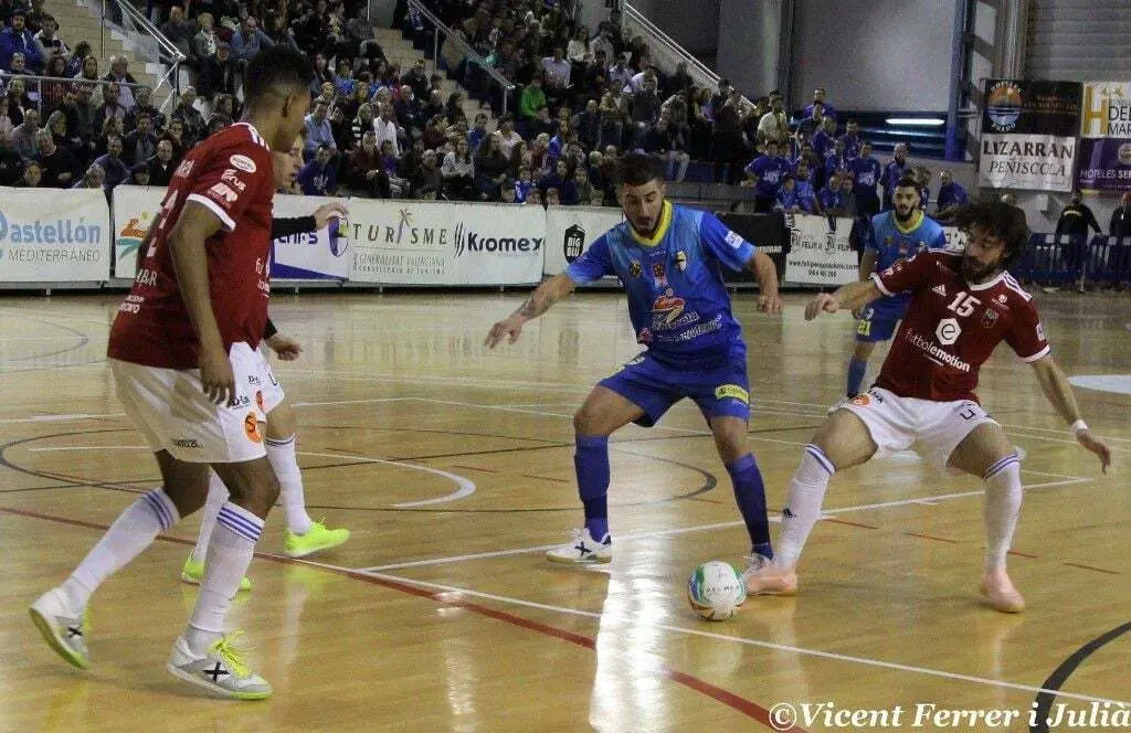 Nano Modrego, en el partido de ida en Pe&ntilde;&iacute;scola. Foto: Vicent Ferrer