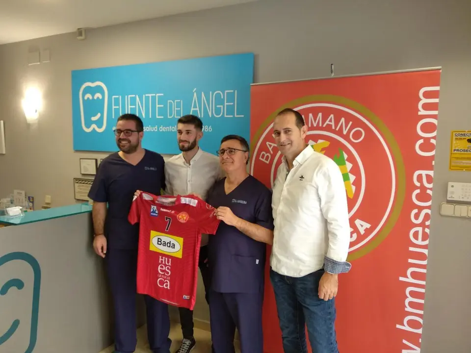 De izquierda a derecha Murillo, Carmona, Marquina y Nolasco. Foto: Sportaragon
