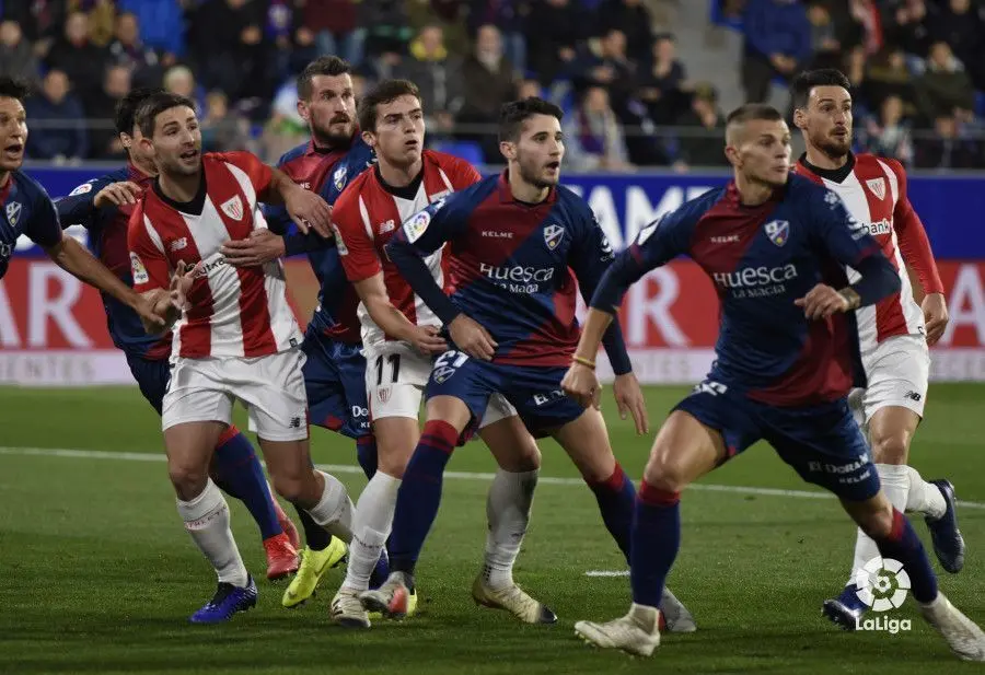 Imagen durante el partido | Foto: SD Huesca