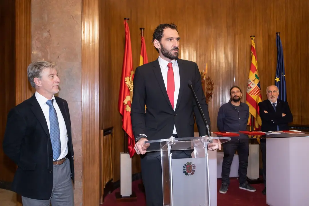 Jorge Garbajosa es el presidente de la FEB | Foto: Daniel Marcos, Ayuntamiento de Zaragoza