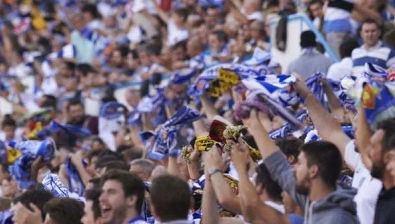 Imagen de la afici&oacute;n zaragocista. | Foto: Real Zaragoza