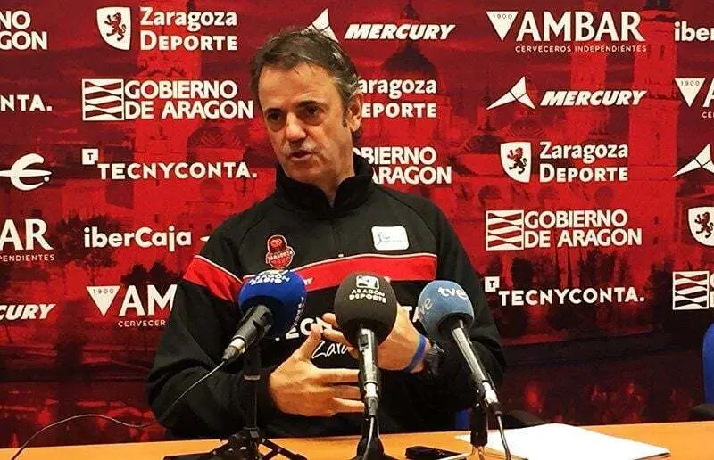 Fisac aboga por nunca darse por vencidos. Foto: Basket Zaragoza