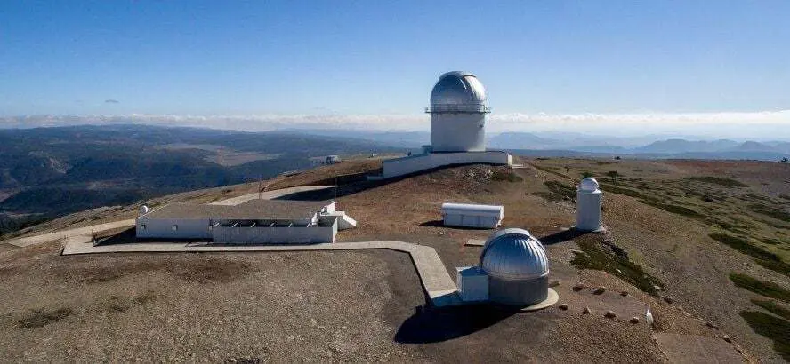 Vista a&eacute;rea del Observatorio Astrof&iacute;sico de Javalambre | Foto: CEFCA