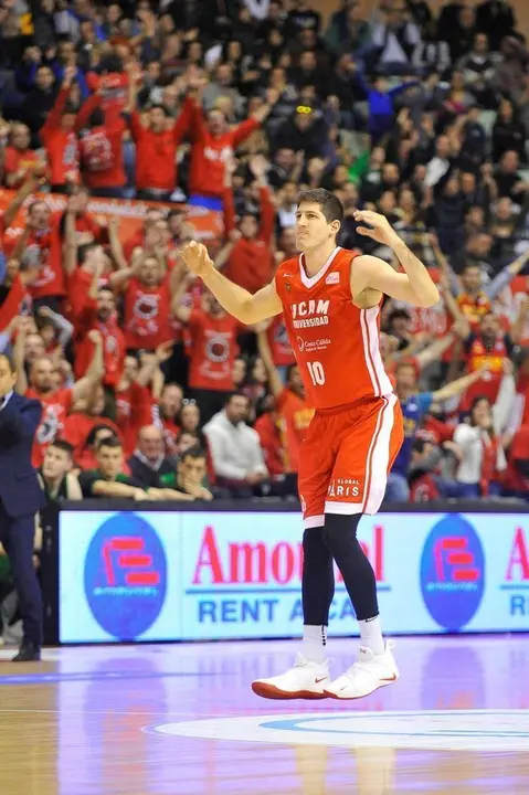 El alero croata Damjan Rudez, leyenda del Basket Zaragoza. Foto: UCAM Murcia